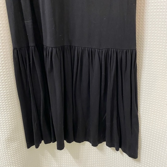 NWOT L&G Signaturesoft Jersey Flounce Midi Dress - Picture 2 of 5